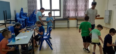 הילדים מביעים את רגשות החרדה שלהם באמצעות ציורים