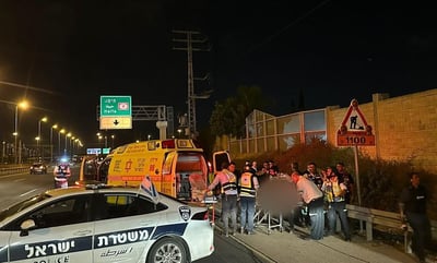 נהג רכב בן 20 נפל לתעלה במהלך האזעקה - ונפצע קשה