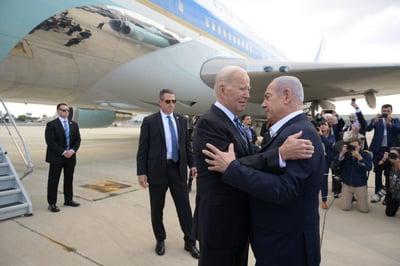 ביידן ונתניהו בנתב"ג