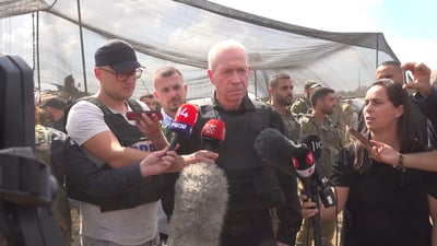 שר הביטחון גלנט בשטחי הכינוס: "אנחנו נהיה מדויקים, חדים וקטלניים"