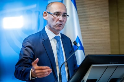 נגיד בנק ישראל פרופ' אמיר ירון