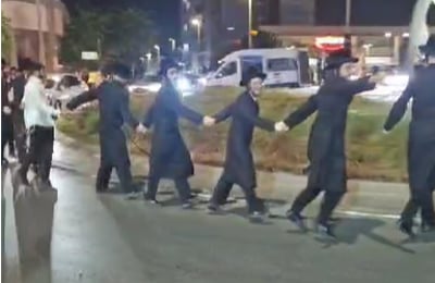 החגיגות באשקלון על שחרורה של אורי מגידיש