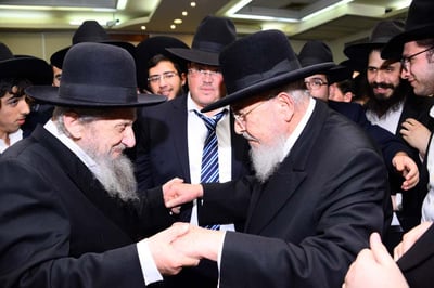 "ידיד נעורים". הגרב"מ אזרחי ויבדלחט"א הגר"ד לנדו