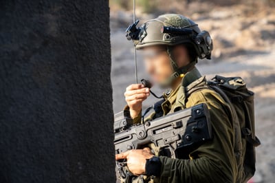 חייל צה"ל בתוך עזה