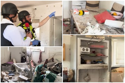 מוטי בוקצ'ין וישי כהן נכנסים לדירת הטבח בכיסופים | צפו