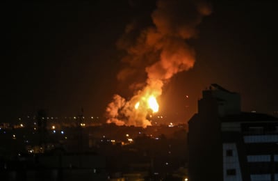 "עוצמה חריגה". תקיפות חיל האוויר בעזה