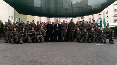 לאות הוקרה והערכה: החטיבה הטקטית של המשטרה קיבלה נשקים חדשים | תיעוד
