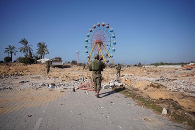 פירי מנהרות ליד הגלגל הענק בפארק | זה מה שחשפו הלוחמים; צפו
