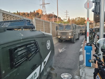 כניסת הכוחות למ.פ שועפאט להריסת בית המחבל