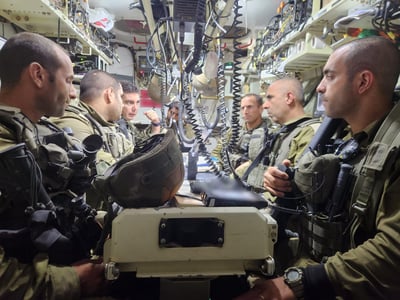 כוחות צה"ל בהערכת מצב ברצועת עזה