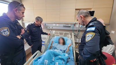 "התגובה המהירה והאמיצה מנעה פיגוע גדול יותר": מפקד מחוז ש"י ביקר אצל הפצועים 