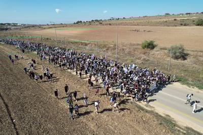 עולים לשבת לירושלים? שיבושי תנועה בשל צעדת המשפחות