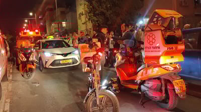 זירת התאונה הערב