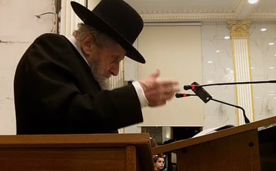 הגאון רבי דב לנדו מספיד את הגרב"מ