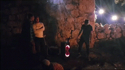 קרוב לחצות הלילה: המונים חגגו בקבר מתתיהו ובניו | כך זה נראה