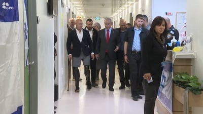 נתניהו הערב בביה"ח הדסה 