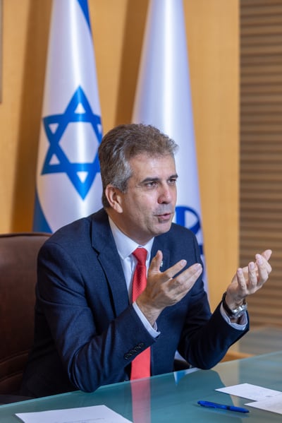 שר החוץ אלי כהן: "חמור מאוד שהאו"ם מהדהד נתונים מעוותים על מתנחלים"