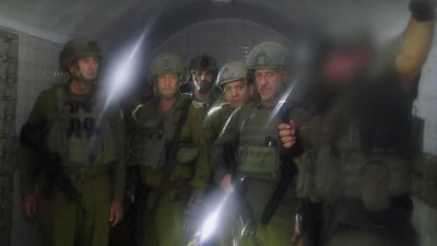 תיעוד: הרמטכ״ל וראש השב״כ במנהרות חמאס בחאן יונס