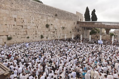 עצרת התעוררות בכותל המערבי למן השבת החטופים