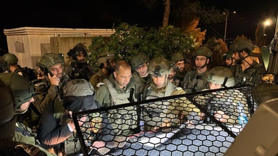 נס בליל שבת: שלושה מחבלים חוסלו בכניסה ליישוב אדורה; חייל צה"ל נפצע באורח בינוני 