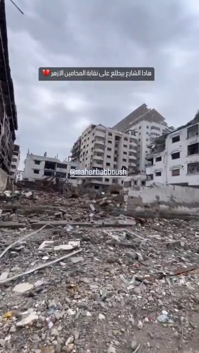 התושבים בעזה מגלים: כך נראות השכונות אחרי אש צה"ל