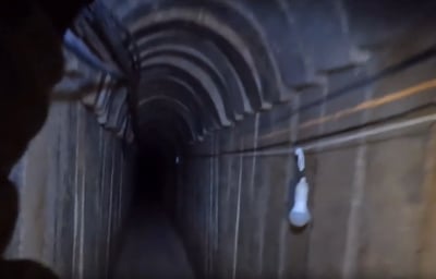הושמדה מנהרה אסטרטגית החוצה את עזה מצפון לדרום | צפו