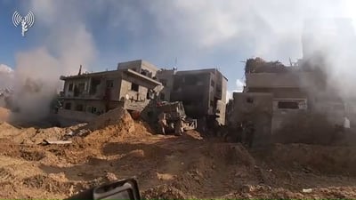 קרבות עזים בקסבה בחאן יונס; עשרות מחבלים חוסלו | צפו