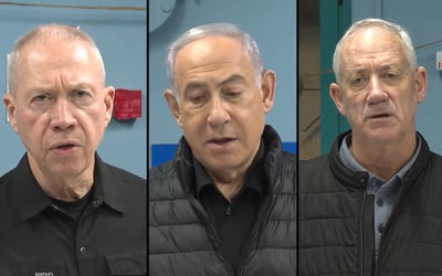 משדרים אחדות בצל האסון: נתניהו, גלנט וגנץ במסר משותף