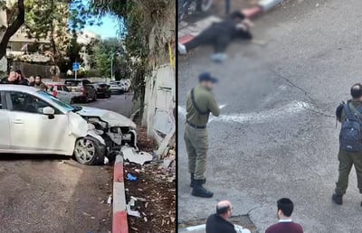 פיגוע ליד בסיס בחיפה: מחבל יצא עם גרזן מרכבו והחל לרוץ אחר אזרחים; בן 20 נפצע קשה