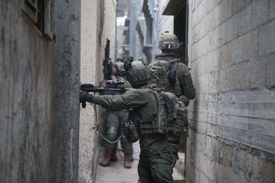 לוחמי אוגדה 98 בחאן יונס