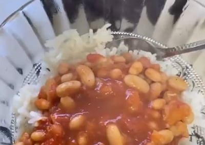 תבשיל שעועית ואורז
