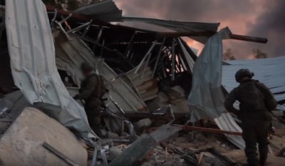 תיעוד | פעילות צוות הקרב של 'גבעתי' במוצב אימונים בעזה