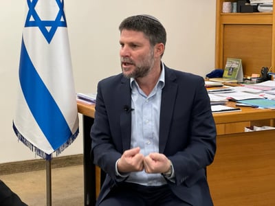 השר סמוטריץ' בריאיון ל'כיכר השבת'