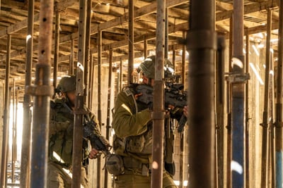 חיילי חטיבת הנחל בצפון הרצועה