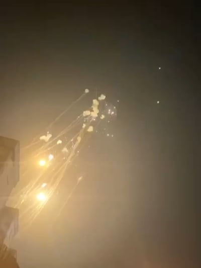 "זיקוקים!" | כזה עוד לא היה: צפו במטח הענק לעבר קריית שמונה