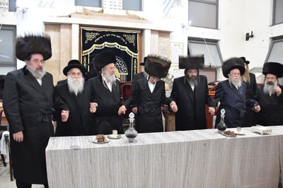 שמחת השבע ברכות בחצר אשלג, קאמרנא רמת שלמה וזאליטוב