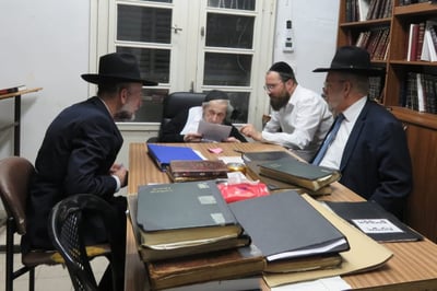 מקלב ואשר אצל הגר"ד לנדו, הערב