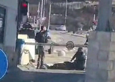 זירת הפיגוע, הבוקר