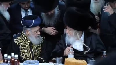סערת הגיוס | השיחה של האדמו״ר מגור והראשון לציון • צפו