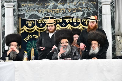 פורים במחיצת הגה"צ רבי חיים צבי מייזליש