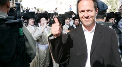 ברקת על רקע ההפגנות.