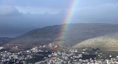 קשת בענן, היום בצפון