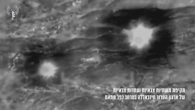 כפר חמאם, עיתא א-שאב, בליידא ועינתא: צפו בתגובת צה"ל לשיגורים