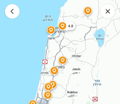 שיבושים באפליקציית הניווט 