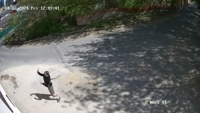 נעצר אנטישמי באוקראינה: הנער תועד מרסס צלב קרס באומן