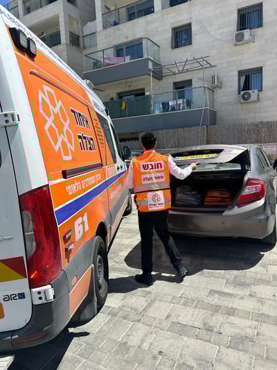 כונני איחוד הצלה סמוך לבית הפעוט