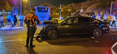זירת התאונה, הערב
