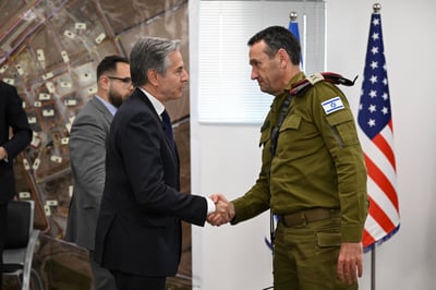 בלינקן עם הרמטכ"ל הלוי בביקור