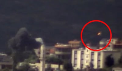 מטוסי קרב תקפו משגרים מוכנים לשיגור של חיזבאללה | תיעוד