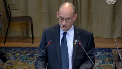 הנציג הישראלי בדיון, הבוקר 